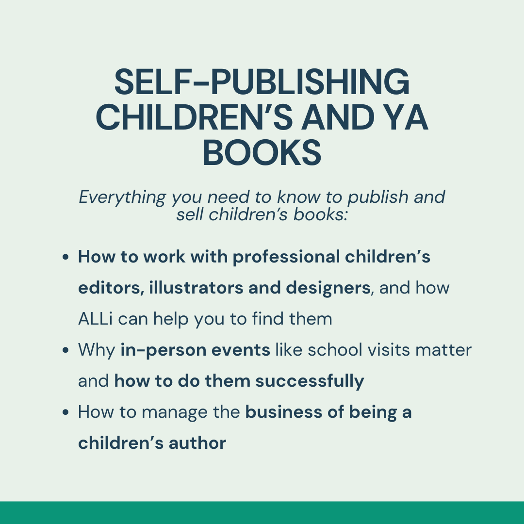 Self-Publishing Children’s and YA Books